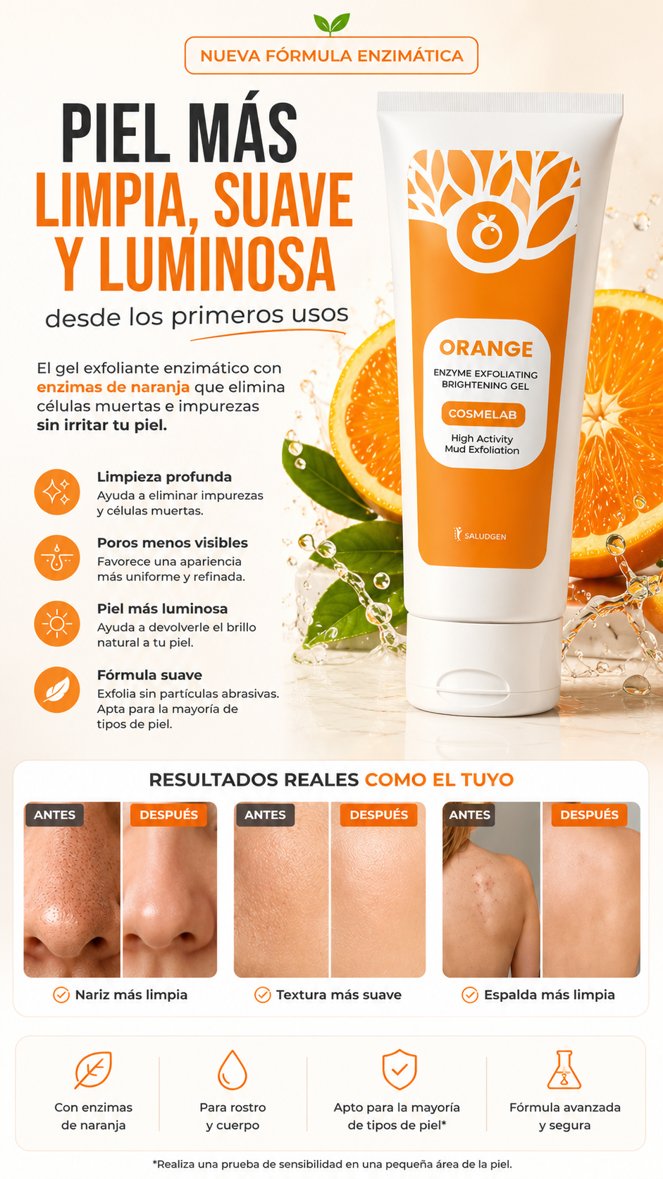 EXFOLIANTE Gel Exfoliante Enzimático